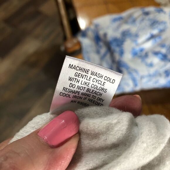 J Crew Scoop Neck Heather Nautical Striped Combo Pullover Sweatshirt - M - Picture 11 of 11